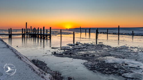 T8. Zonsopkomst bij het haventje van Sil